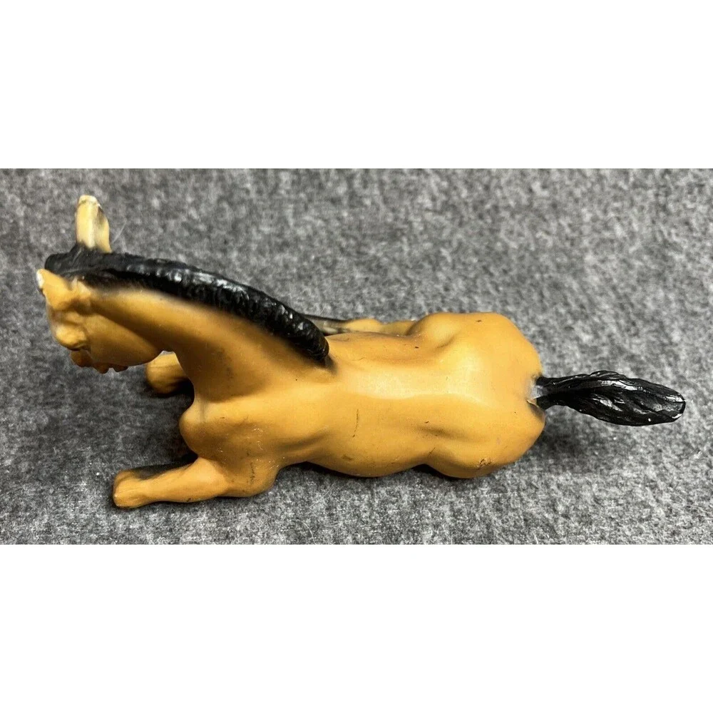 Vintage Traditional Breyer Horse #166 Lying Down Buckskin Foal 1969-73